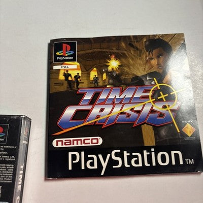 Time Crisis (Sony PlayStation 1, 1997) Manual PAL