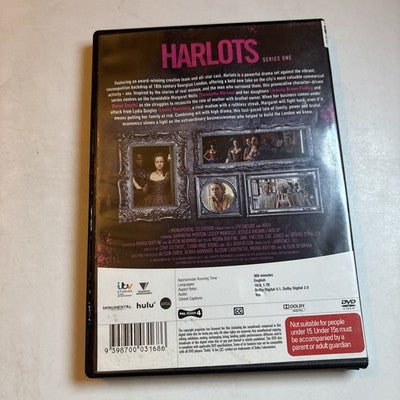 Harlots : Season 1 (DVD, 2017) Region 4 NEW