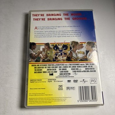 Bring It on Again (DVD, 2003) Kevin Cooney, Anne Judson-Yager Region 4,2