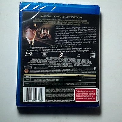 Green Mile (Blu-ray, 1999) Tom Hanks *New Sealed*