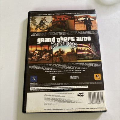Grand Theft Auto: San Andreas (Sony PlayStation 2, 2005) PAL