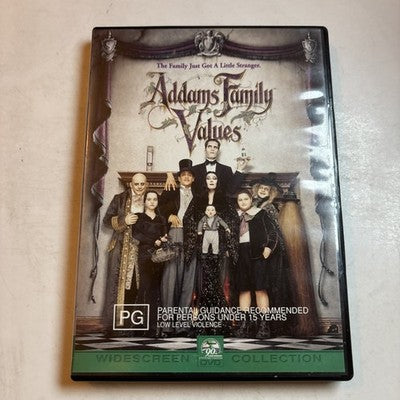 Addams Family Values (DVD, 1993) Joan Cusack, Raul Julia, Region 4