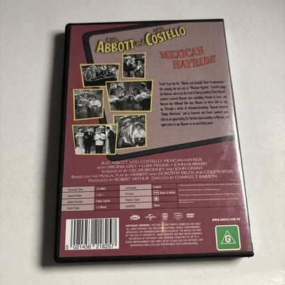 Abbott And Costello: Mexican Hayride (DVD, 1948) Region 4 NEW
