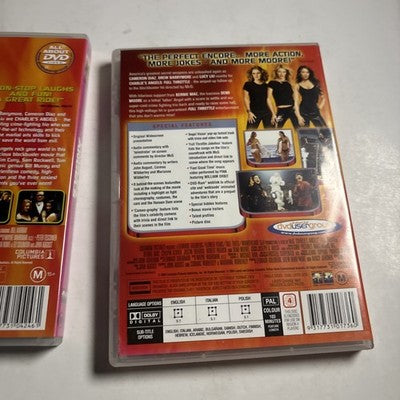Charlie's Angels / Charlie's Angels Full Throttle (DVD, 2003) Region 4 NEW