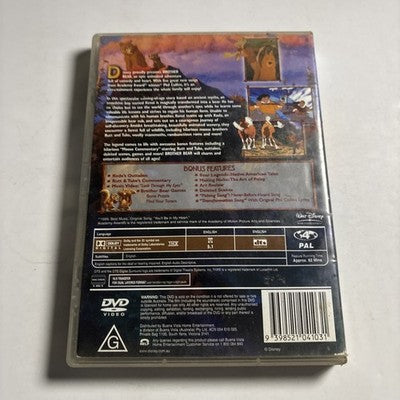 Brother Bear (DVD, 2004) Disney Region 4