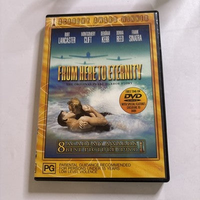 From Here to Eternity (DVD, 1953) Frank Sinatra, Burt Lancaster Region 4