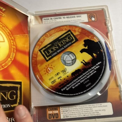 The Lion King (Special Edition, DVD, 1994) Region 4