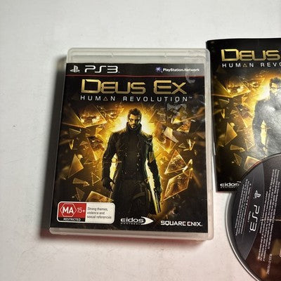 Deus Ex: Human Revolution - PS3 Game in Case w/ Manual