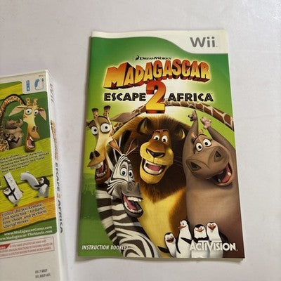 Madagascar Escape 2 Africa Nintendo Wii Compete With Manual - PAL