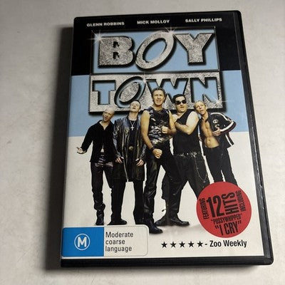 Boytown (DVD, 2006) Mick Molloy, Tony Martin, Sally Phillips, Region 4 NEW