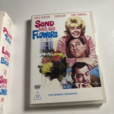 Doris Day: Lover Come Back / Pillow Talk / Send Me No Flowers (DVD) Region 4,2