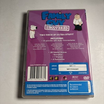 Family Guy - Uncovered (DVD, 2005) Region 4