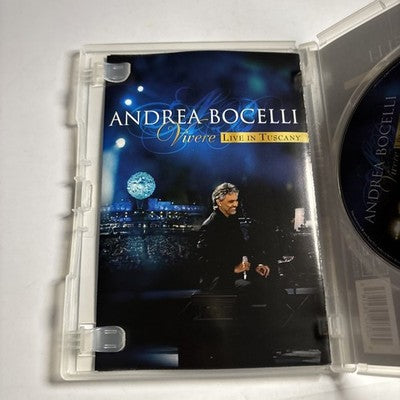 Andrea Bocelli - Vivere: Live in Tuscany (DVD, 2008) All Regions