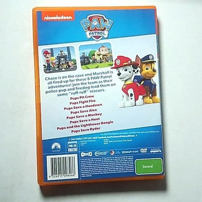 Paw Patrol - Marshall and Chase on the Case (DVD, 2014) Region 4
