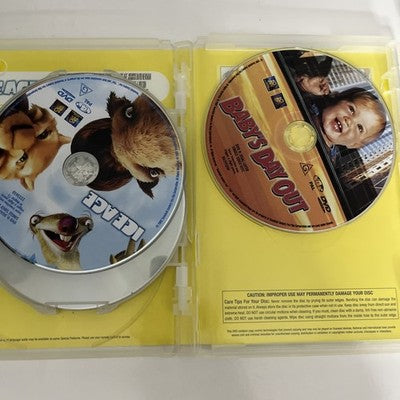 Ice Age / Garfield / Firehouse Dog / Because of Winn-Dixie / Baby's Day Out  DVD