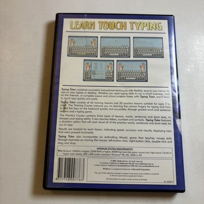 Eureka Learn Touch Typing PC CDROM