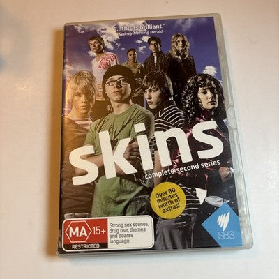 Skins : Series 1 & 2 (DVD, 2008) Region 4