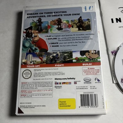 Disney Infinity Nintendo Wii Pal Manual Included