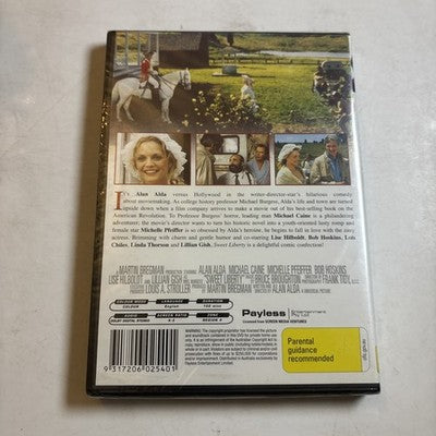 Sweet Liberty (DVD, 1986) Alan Alda, Michael Caine Region 4 *New Sealed*