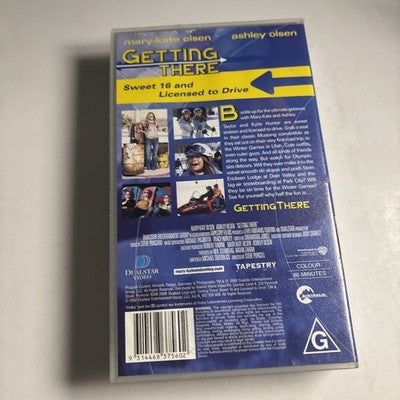 Getting There (VHS, 2002) Mary-Kate Olsen, Ashley Olsen PAL