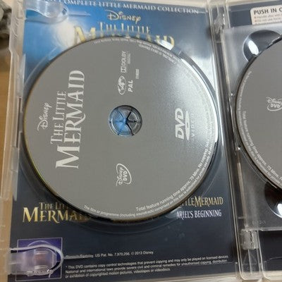 The Little Mermaid / II 2 / Ariel’s Beginning (DVD, 2008) Region 4