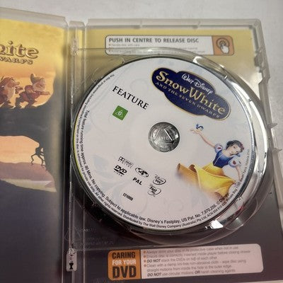 Snow White and the Seven Dwarfs (DVD, 1937) Region 4