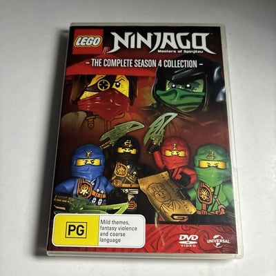 Lego Ninjago - Masters of Spinjitzu : Series 4 (DVD, 2015) Region 4,2