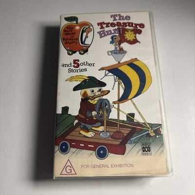 The Busy World If Richard Scarry - The Treasure Hunt VHS 1996 PAL