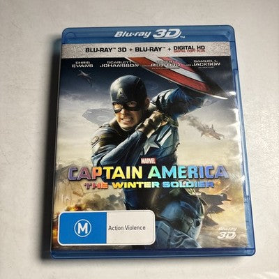 Captain America - The Winter Soldier 3D (Bluray 3D, 2014) All Regions