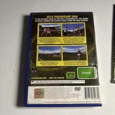 AFL Premiership 2006 PS2 Sony Playstation 2 PAL Manual