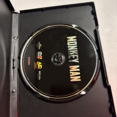 Monkey Man - Collector's Edition (DVD 2023) 	Dev Patel, Jatin Malik Region 4,2