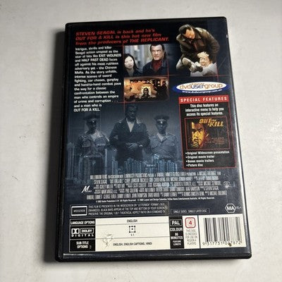 Out for a Kill (DVD, 2003) Steven Seagal Region 4