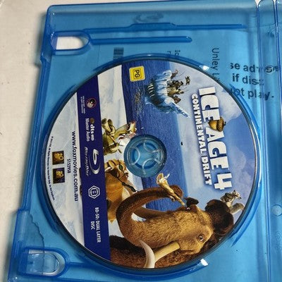 Ice Age 4 - Continental Drift 3D (Blu-ray 3D, 2012) Region B