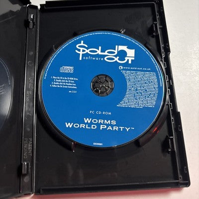 Worms World Party PC CD ROM