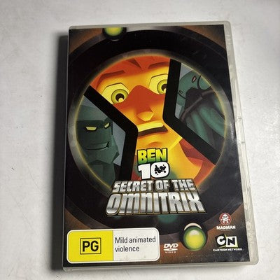 Ben 10 - Secret of the Omnitrix (DVD, 2007) Region 4