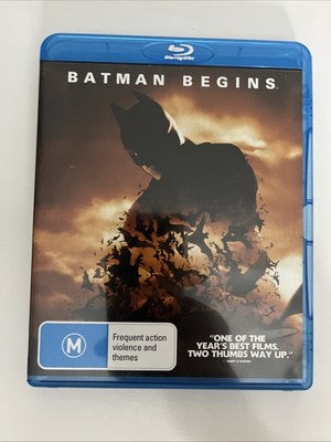 Batman Begins (Blu-ray, 2005) Christian Bale, Gary Oldman Region B