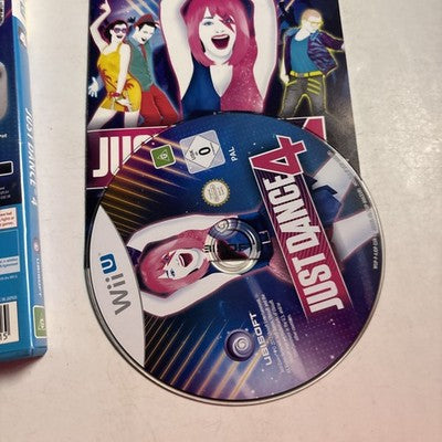 Just Dance 4 Nintendo Wii U With Manual PAL