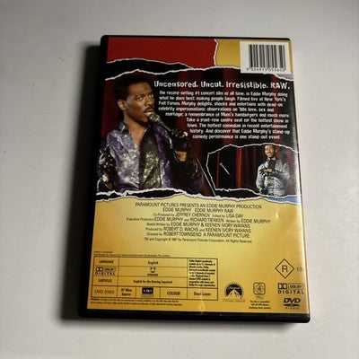 Eddie Murphy - Raw (DVD, 1987) Region 4