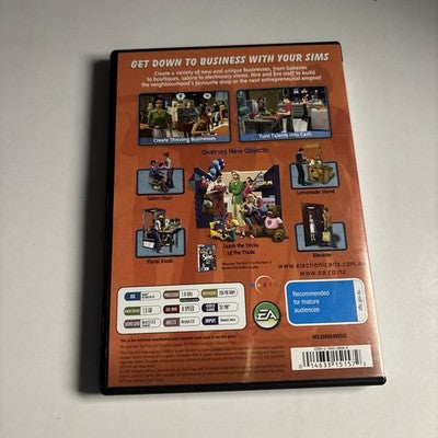 The Sims 2 Open For Business PC DVD-ROM Game Expansion Pack Complete 2006