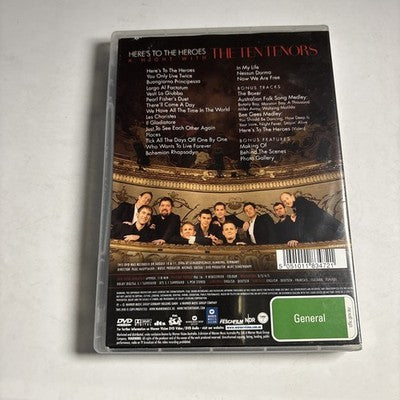 Here's to the Heroes - A Night with the Ten Tenors (DVD, 2006) Region 4,2
