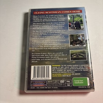 Flying Scotsman Comes Home (DVD) All Regions NEW