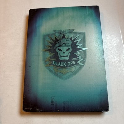 Call of Duty Black Ops Steel Case (Xbox 360, 2010) PAL