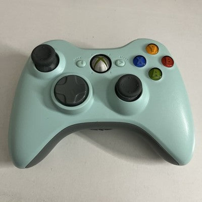 Genuine Microsoft XBOX 360 Controller Light Blue Rare Colour X801769-031