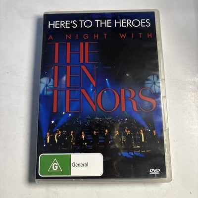 Here's to the Heroes - A Night with the Ten Tenors (DVD, 2004) Region 4,2