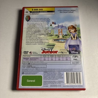 Sofia the First - Once Upon a Princess (DVD, 2012) Disney Region 4