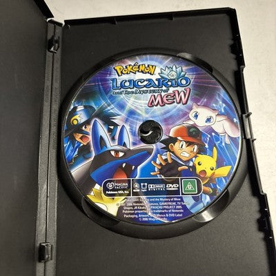 Pokemon - Lucario & the Mystery of Mew : Movie 8 (DVD, 2005) Region 4