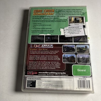 Truckers Double Pack: Euro Truck Simulator + UK Truck Simulator PC DVD-ROM