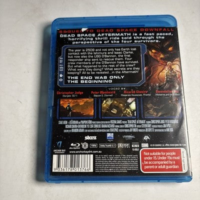 Dead Space - Aftermath (Blu-ray, 2010) Kari Wahlgren, Christine Lakin, Region B