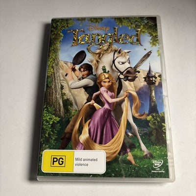 Tangled (DVD, 2010) Tim Mertens, Delaney Rose Stein, Disney Region 4 NEW