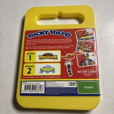 Ricky Riot! Double Craft Episode Make Your Own Dinosaur / Monster DVD Region 4